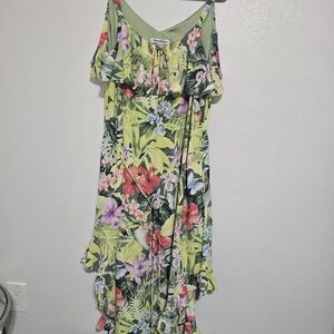 Tommy Bahama Floral Green Dress